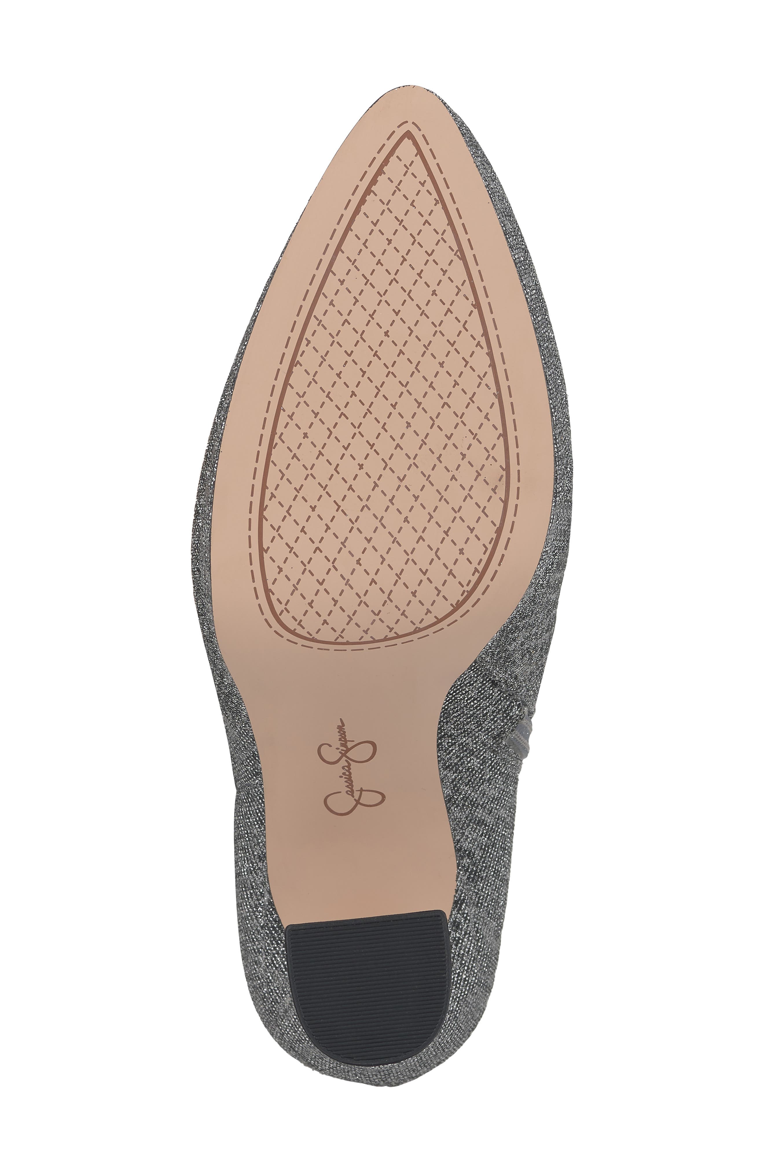 Nerix Croc Embossed Platform Bootie, Alternate, color, PEWTER