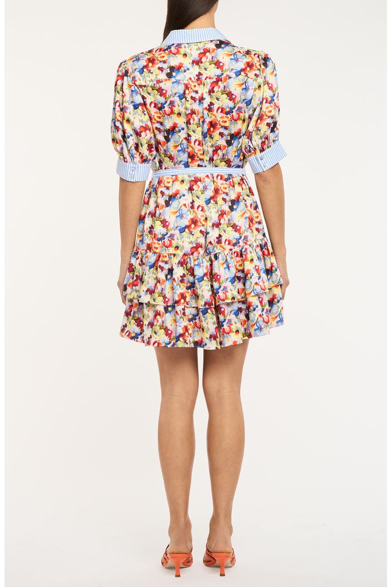 Wildflower Bunch Emry Shirtdress, Alternate, color, GARDENIA MULTI