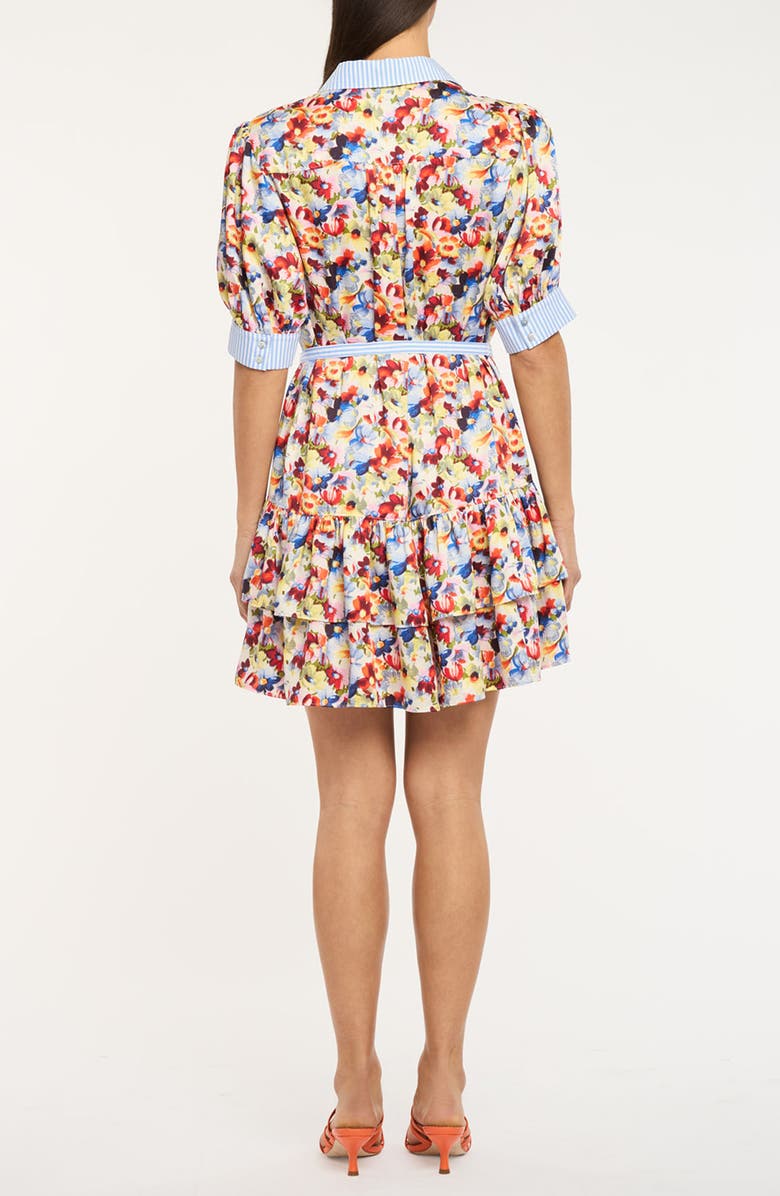 Cinq à Sept Wildflower Bunch Emry Shirtdress, Alternate, color, Gardenia Multi