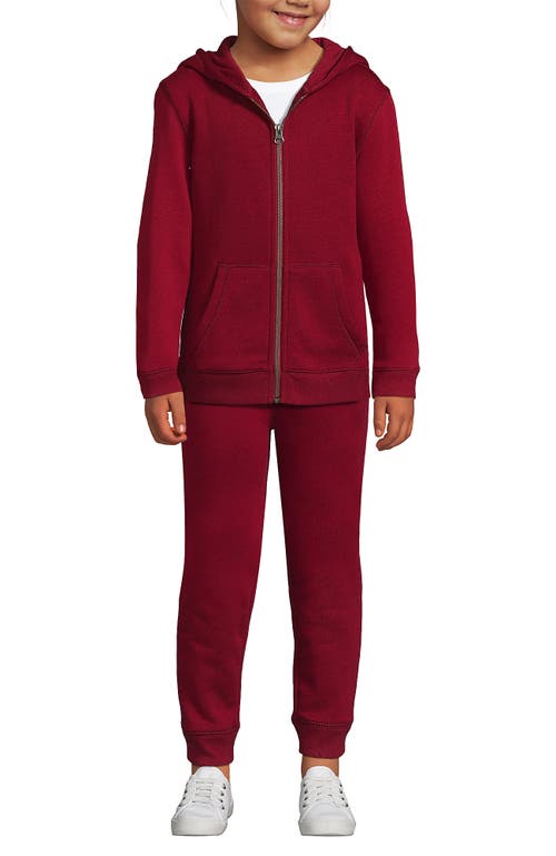 Lands' End School Uniform Kids Jogger Sweatpants In Garnet