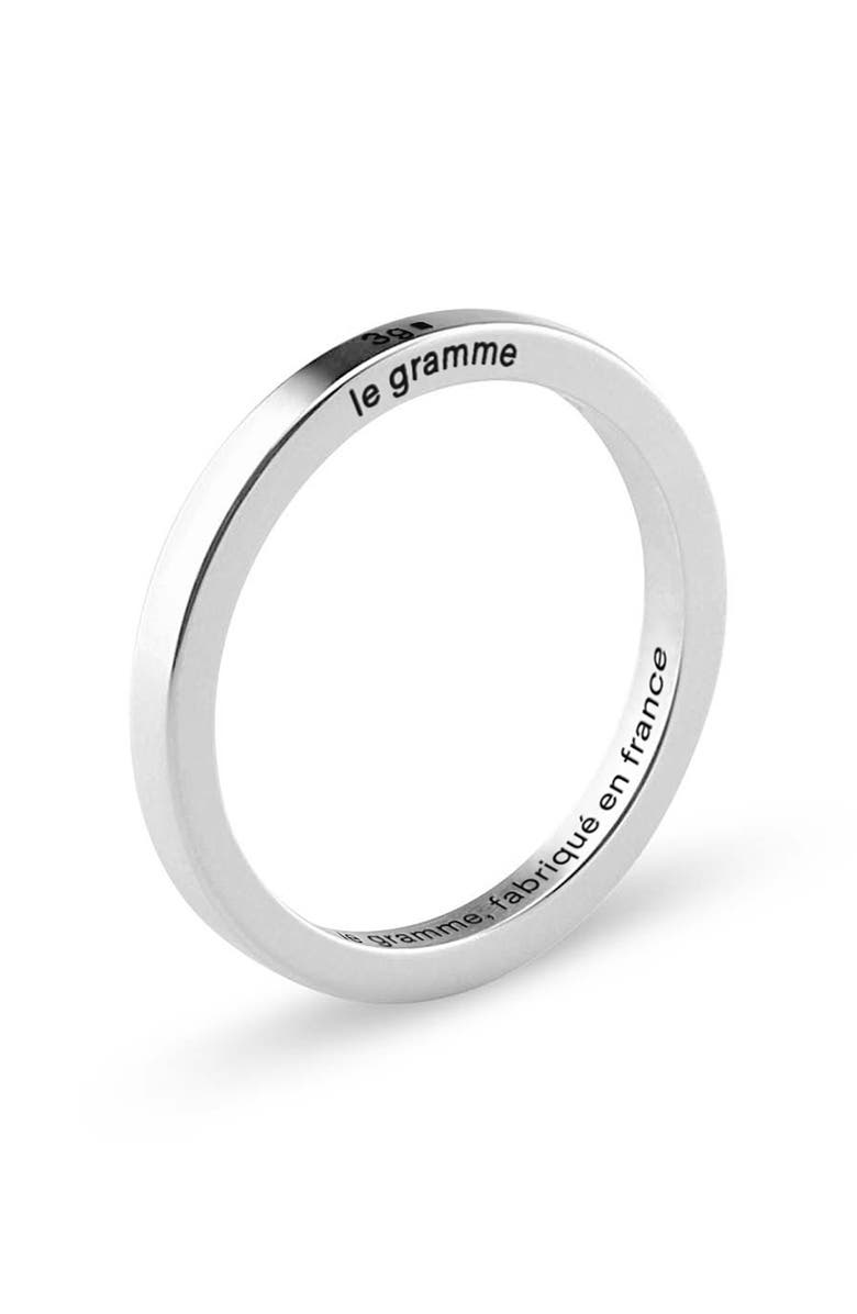 le gramme Men's 3G Sterling Silver Band Ring, Alternate, color,