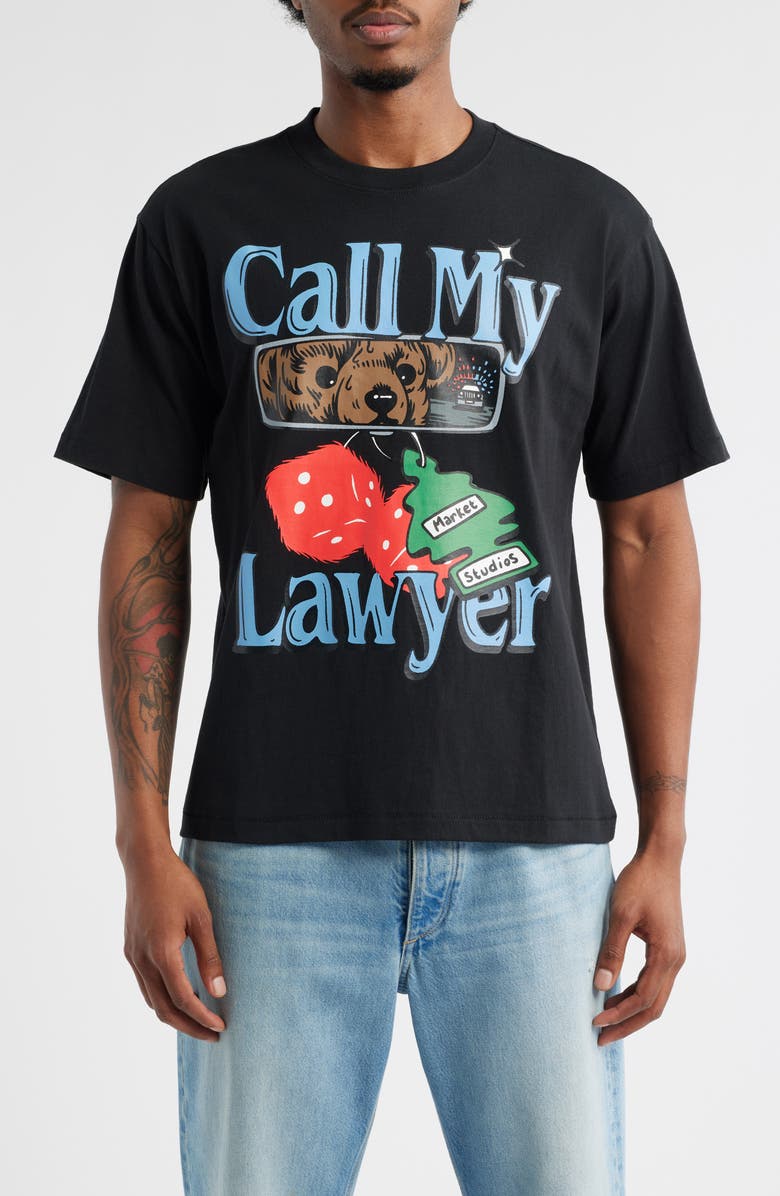MARKET Call My Lawyer Cotton Graphic T-Shirt, Main, color, 