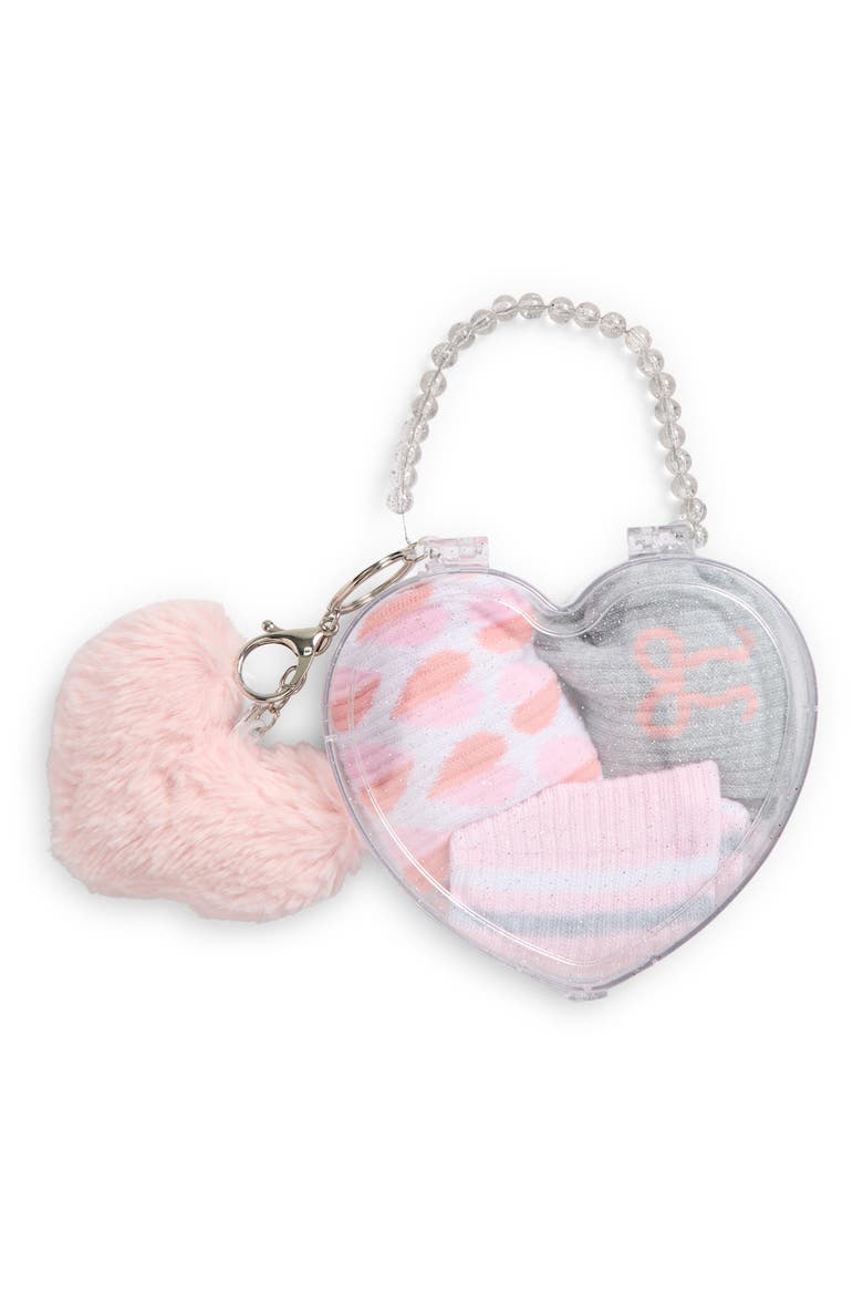 Kids' Assorted 3-Pack Crew Socks, Alternate, color, PINK COMBO