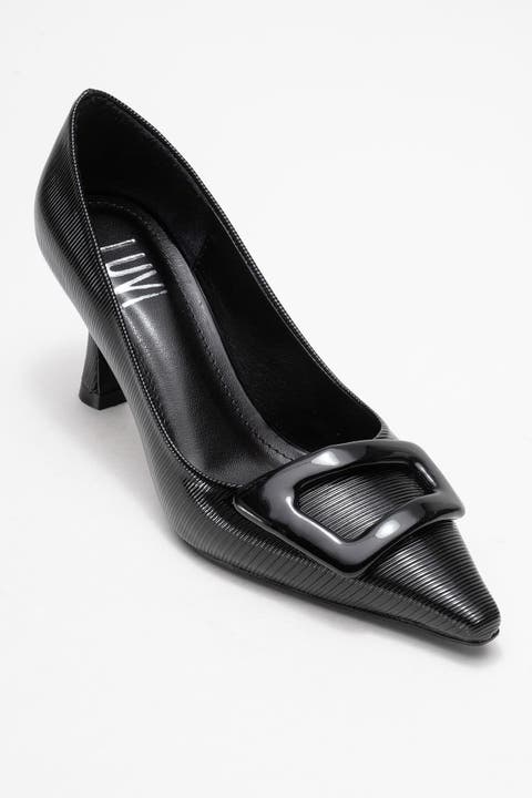 Astra Buckle Pointed Toe Pump (Women)