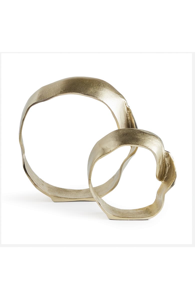 Napa Home & Garden Rowan Sculptures Decorative Objects Set of 2, Main, color, Gold