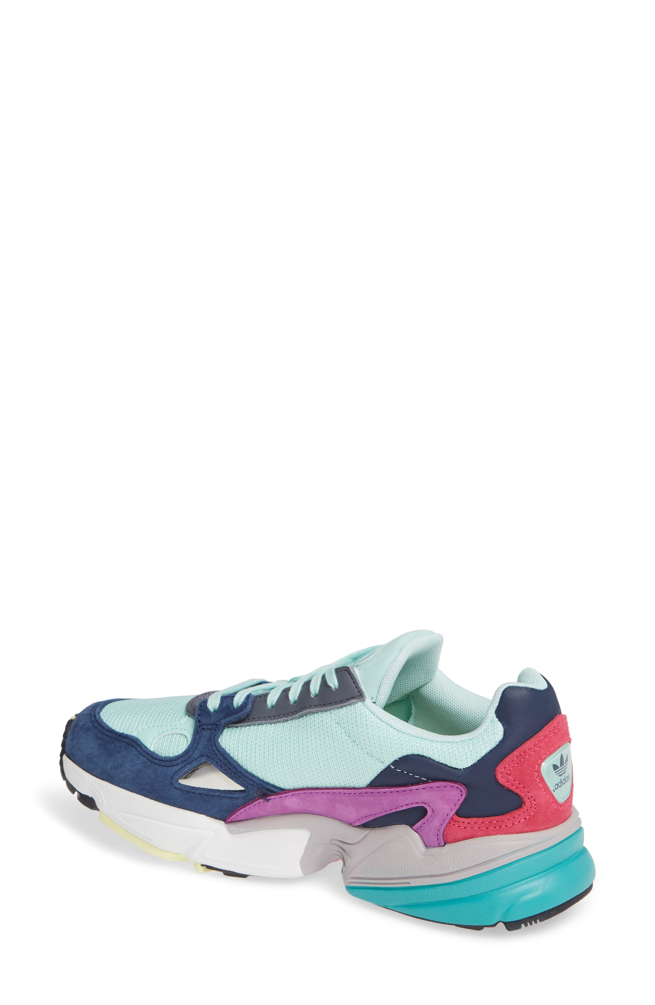 Falcon Sneaker (Limited Edition), Alternate, color, CLEAR MINT/ CLEAR MINT/ NAVY