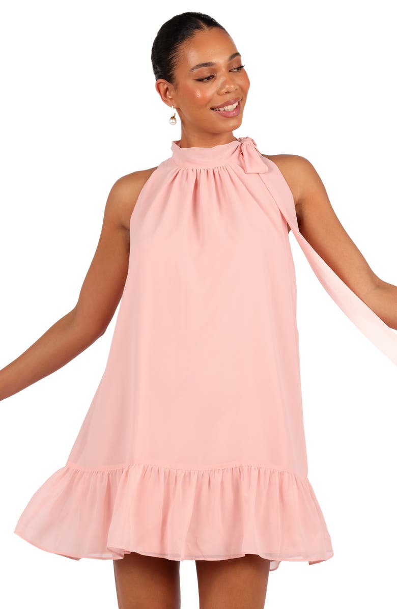 Petal & Pup Victoria Halter Trapeze Minidress, Alternate, color, 