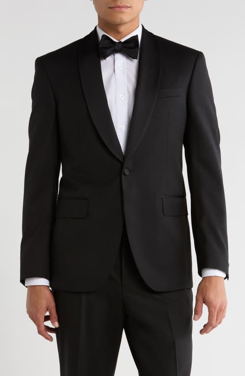 Josh Shawl Collar Slim Fit Wool Sport Coat