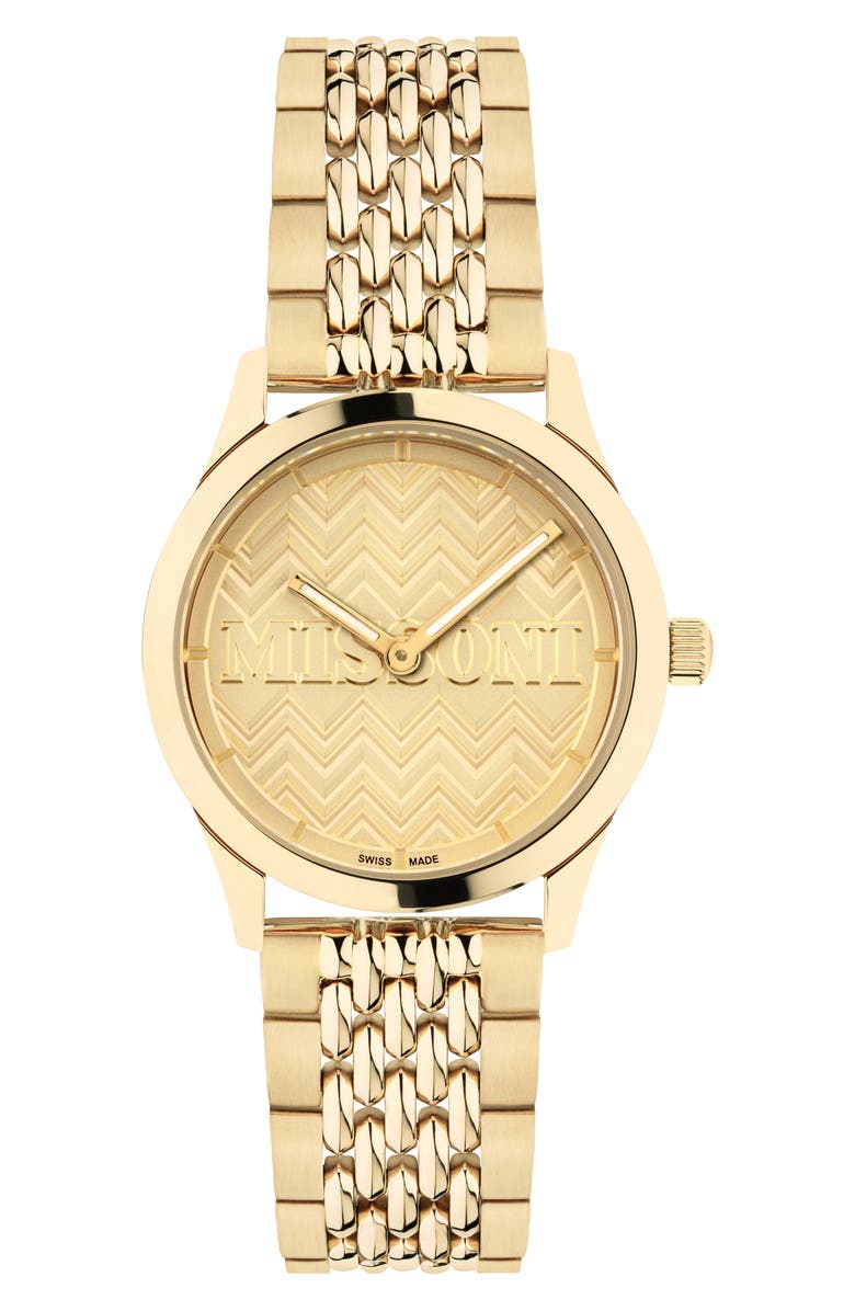 Missoni Zigzag Lover Bracelet Watch, 34mm, Main, color, 