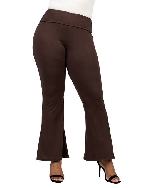 Bell Bottom Foldover Waist Sweatpants