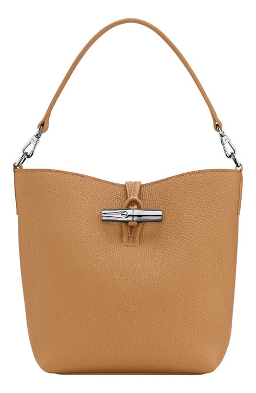 Longchamp Extra Small Le Roseau Leather Bucket Bag