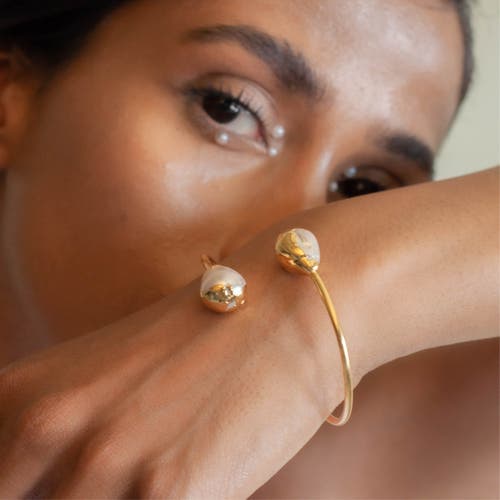 Dhwani Bhansal Reva Bracelet In Gold Plated