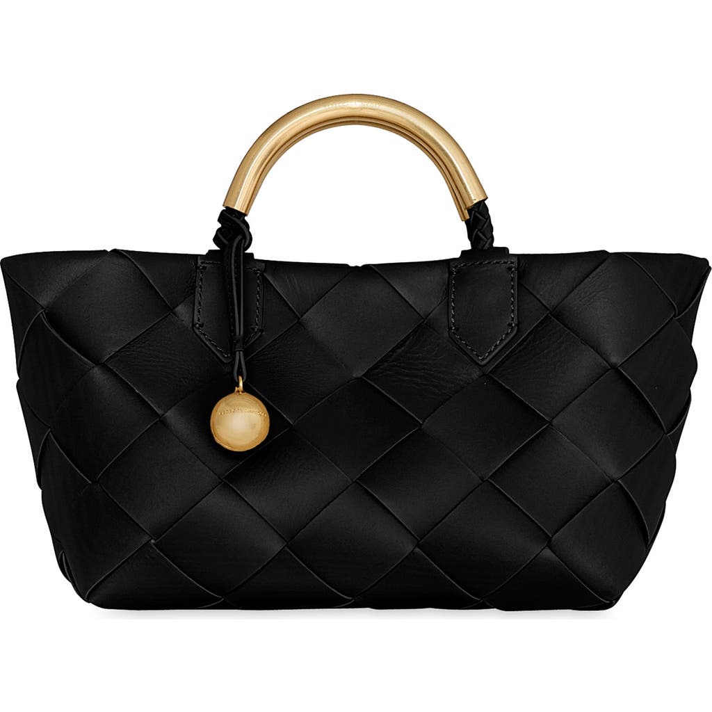 Rebecca Minkoff Mini Frankie Woven Leather Tote