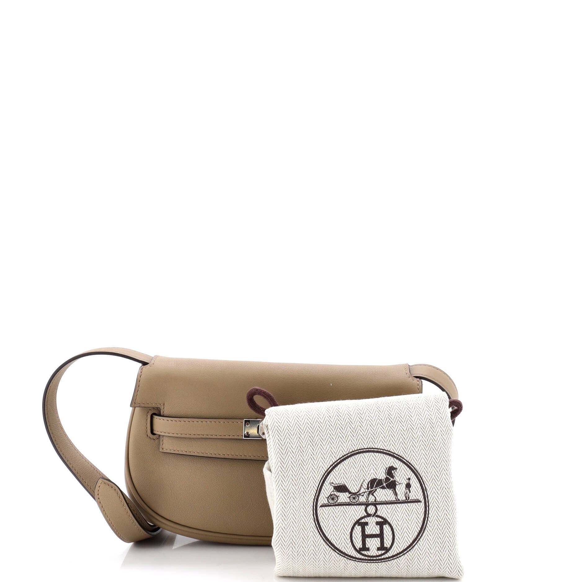 Pre-Owned Hermes Kelly Moove Bag Swift, Alternate, color, Beige Marfa