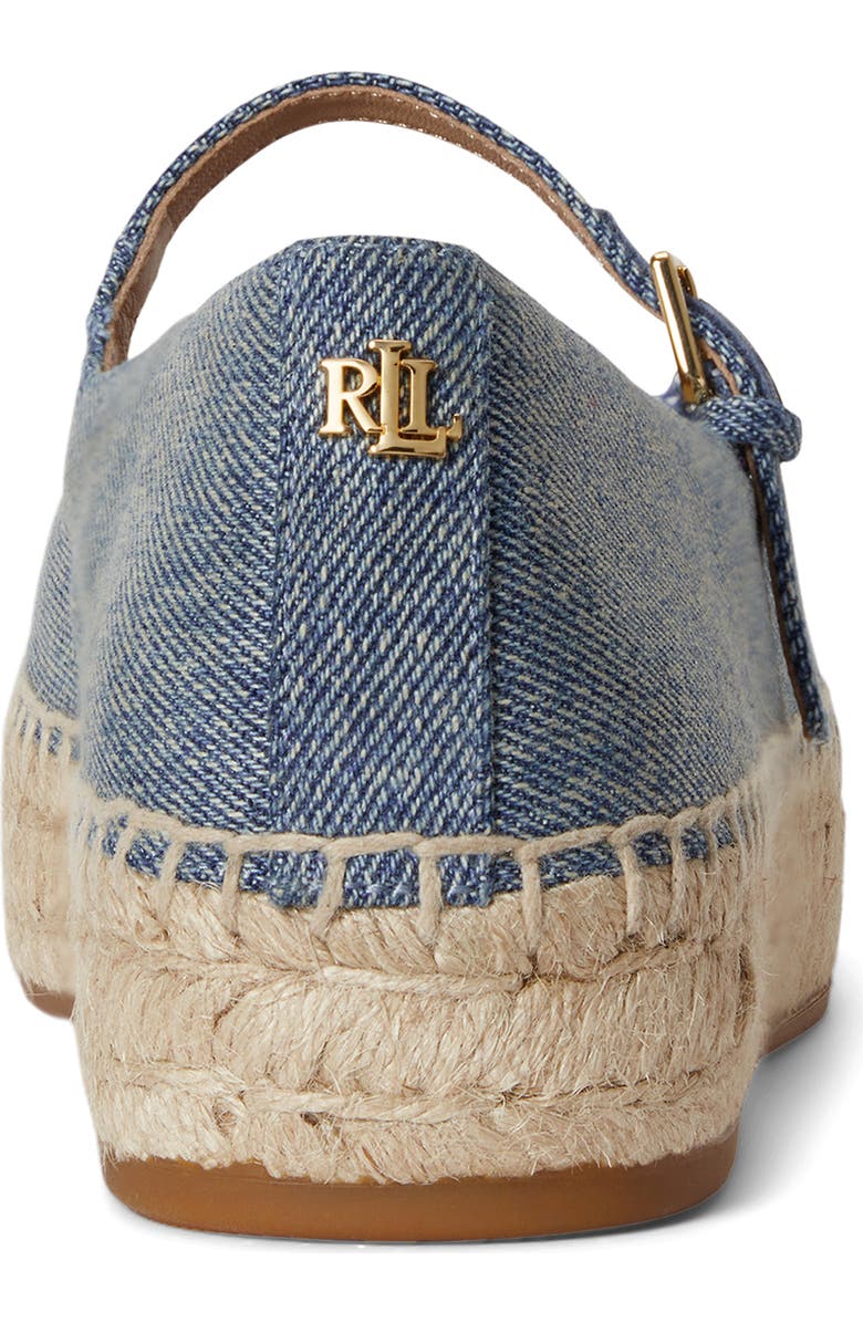 Lauren Ralph Lauren Luize Mary Jane Platform Espadrille, Alternate, color, Blue