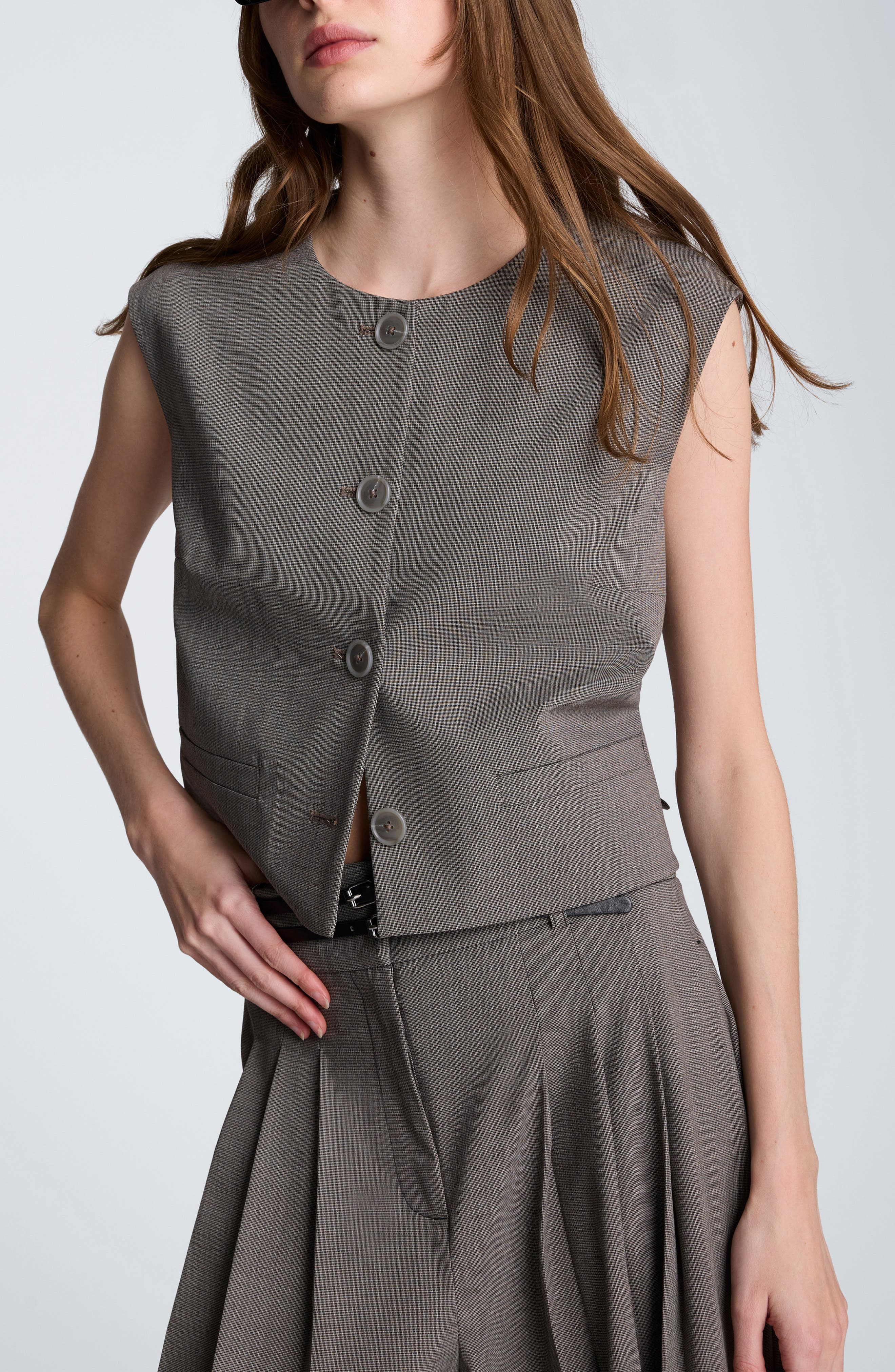 Kenneth Cole Boxy Vest