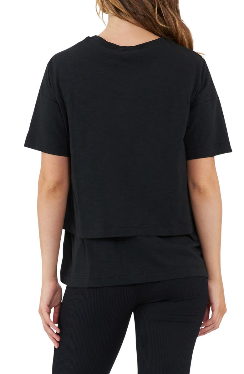 Ripe Maternity Claud Cotton Blend Maternity/Nursing T-Shirt, Alternate, color, 