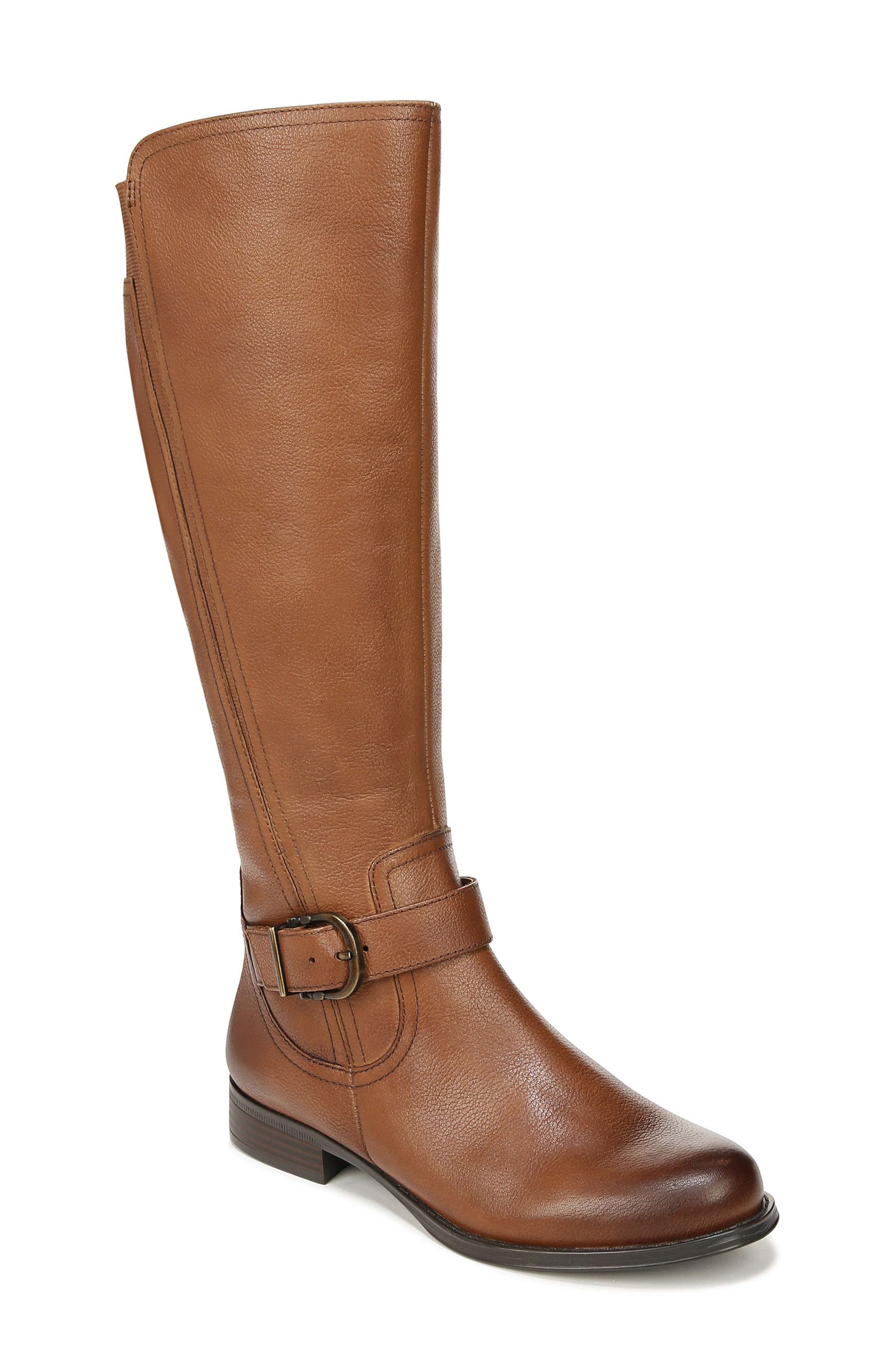 Jaya Knee High Boot, Main, color, SADDLE TAN