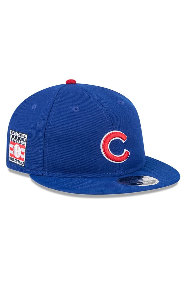 New Era Men's New Era Royal Chicago Cubs Baseball Hall of Fame Retro Crown 9FIFTY Adjustable Hat, Alternate, color, Royal