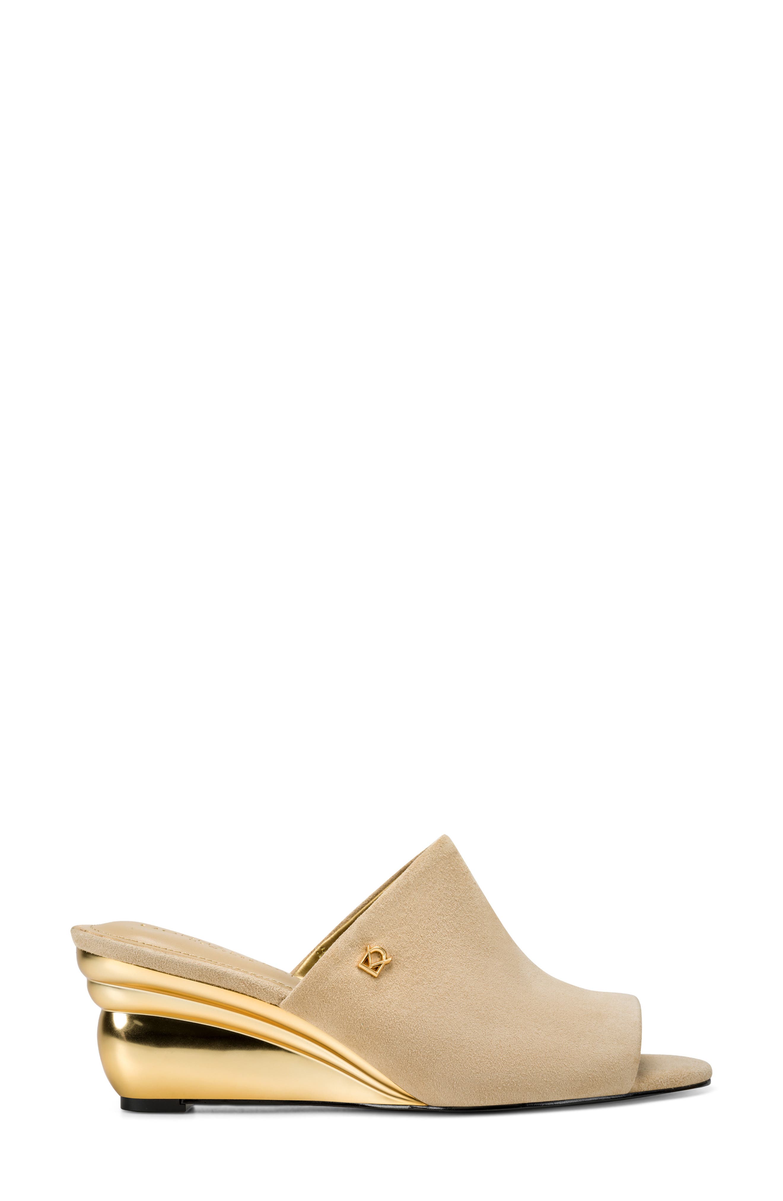 Donna Wedge Slide Sandal, Alternate, color, LT BRWN