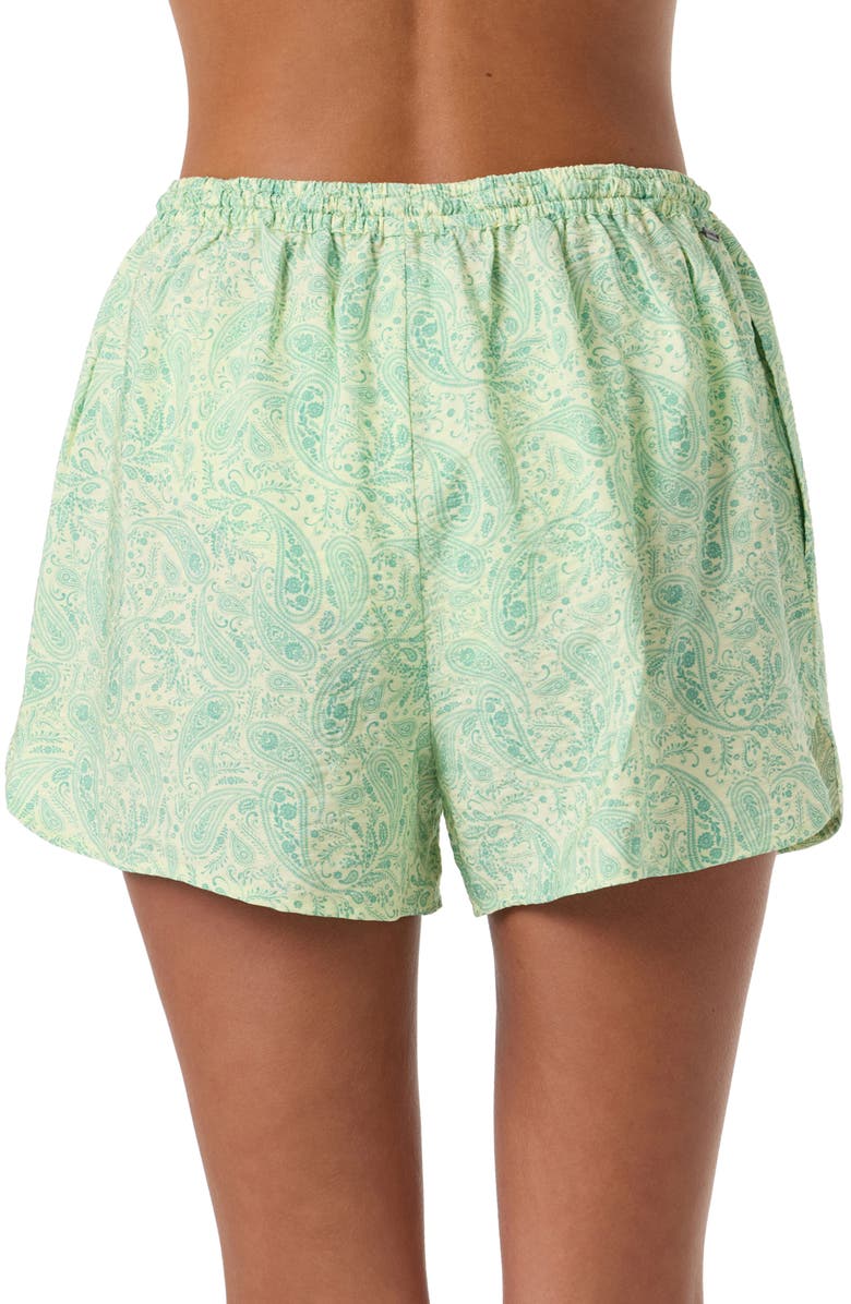 O'Neill Millie Paisley Shorts, Alternate, color, Citron
