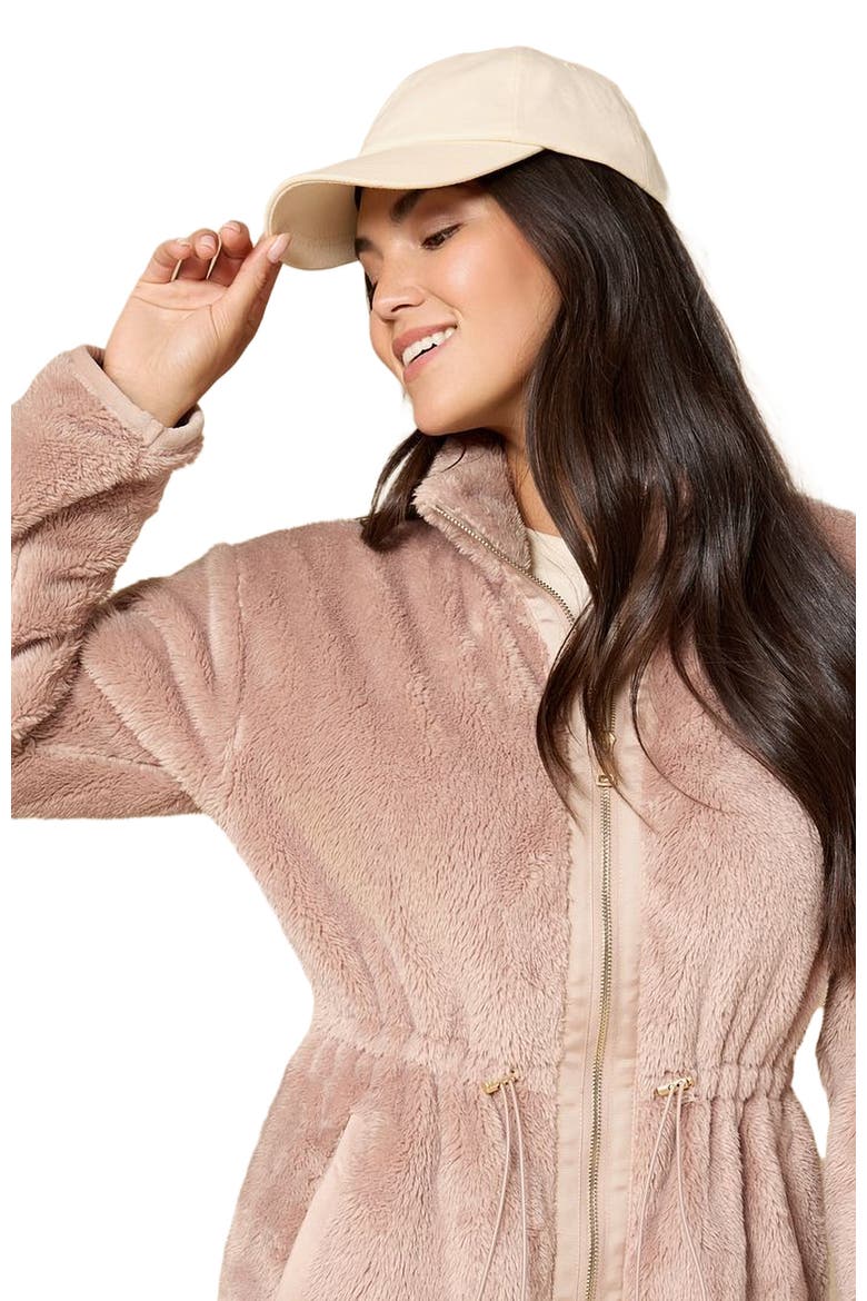 DreamPlush Two Way Zip Jacket, Alternate, color, Coco
