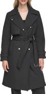 Andrew Marc Water Resistant Belted Trench Coat