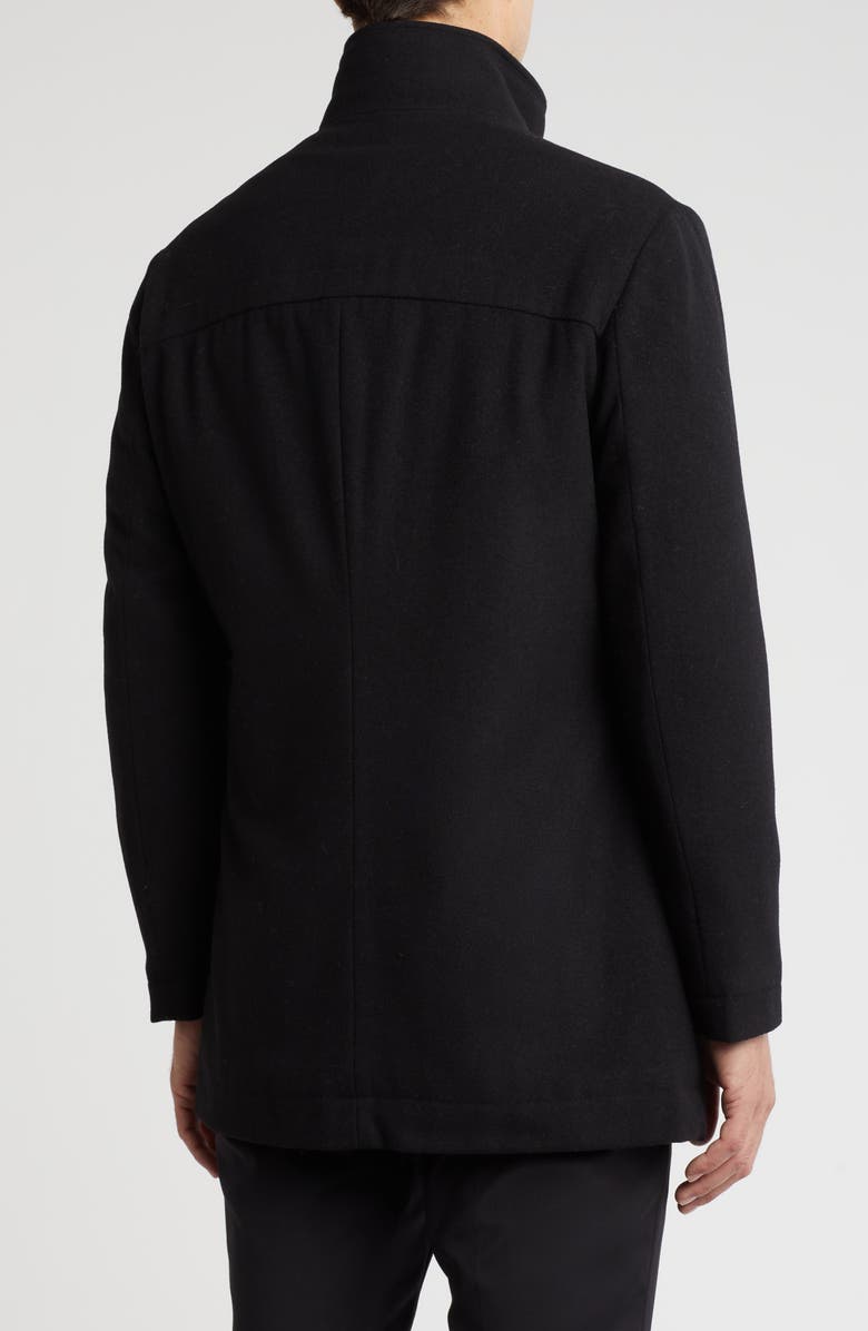 English Laundry Wool Blend Coat with Bib, Alternate, color,