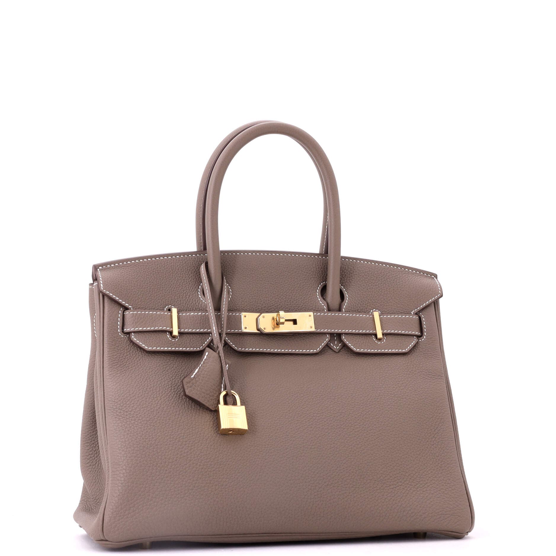 Birkin Handbag Grey Togo with Gold Hardware 30, Alternate, color, Grey
