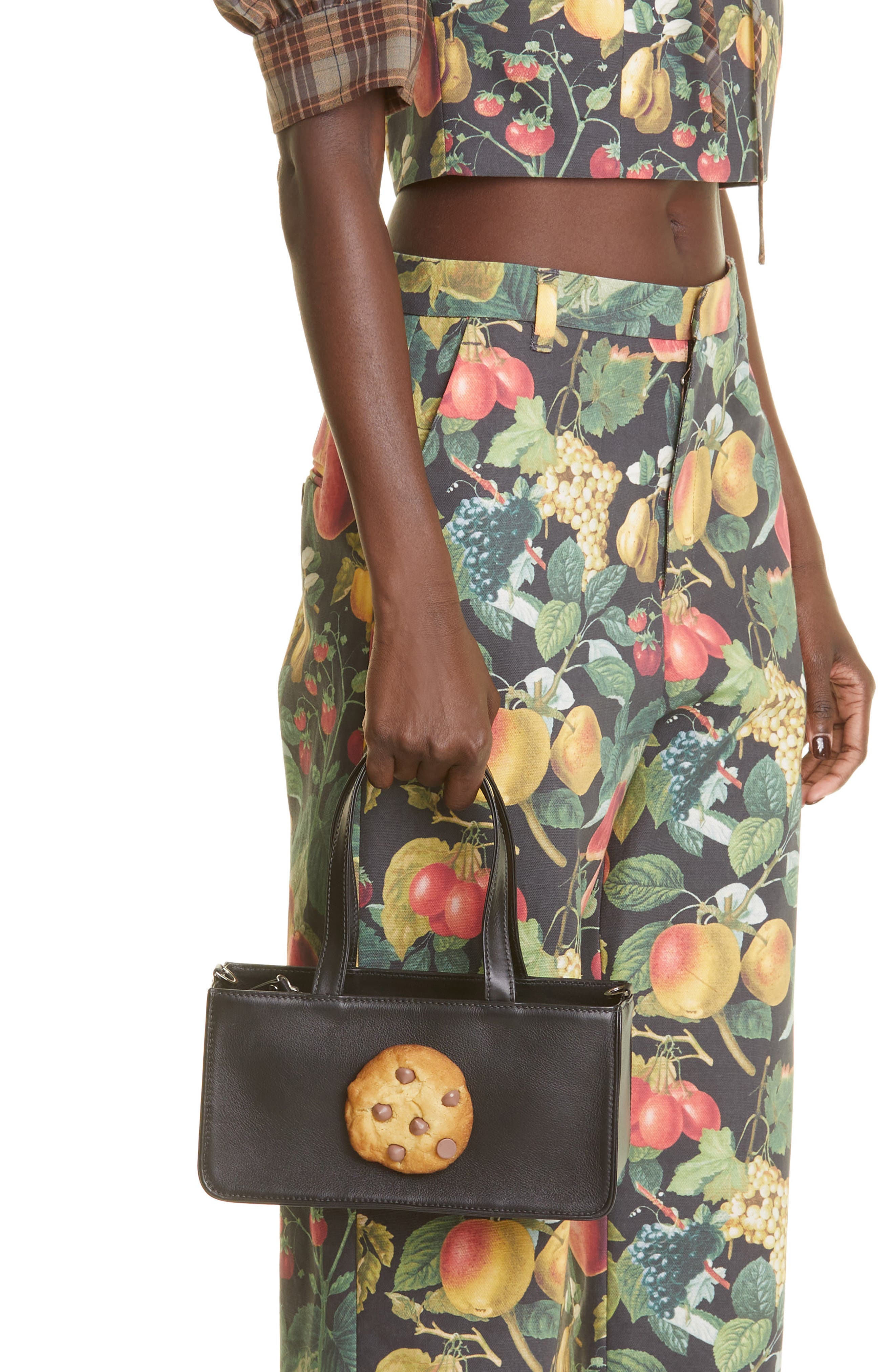 Puppets and Puppets Cookie Leather Top Handle Bag, Alternate, color, 