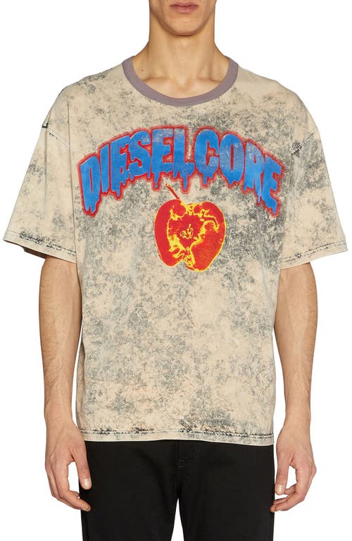 Diesel T-boxt-r9 T-shirt In Grey