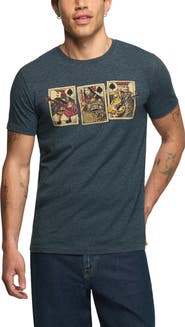Lucky Brand Playing Cards Graphic Tee