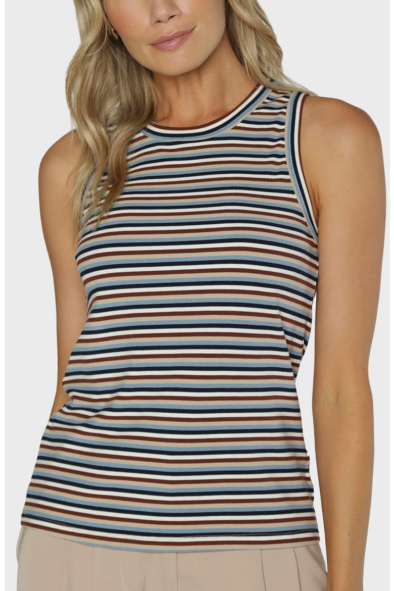 Owens Tank Top, Main, color, BLUE/ RUST