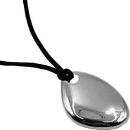 Outofoffice Bold Sculptural Silver Cord Necklace