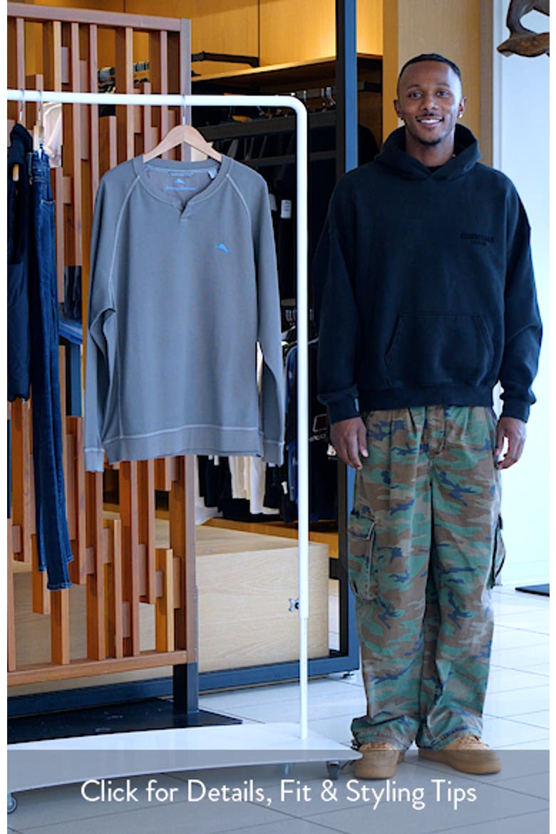 Montego Bay Abaco Notch Neck Sweatshirt video