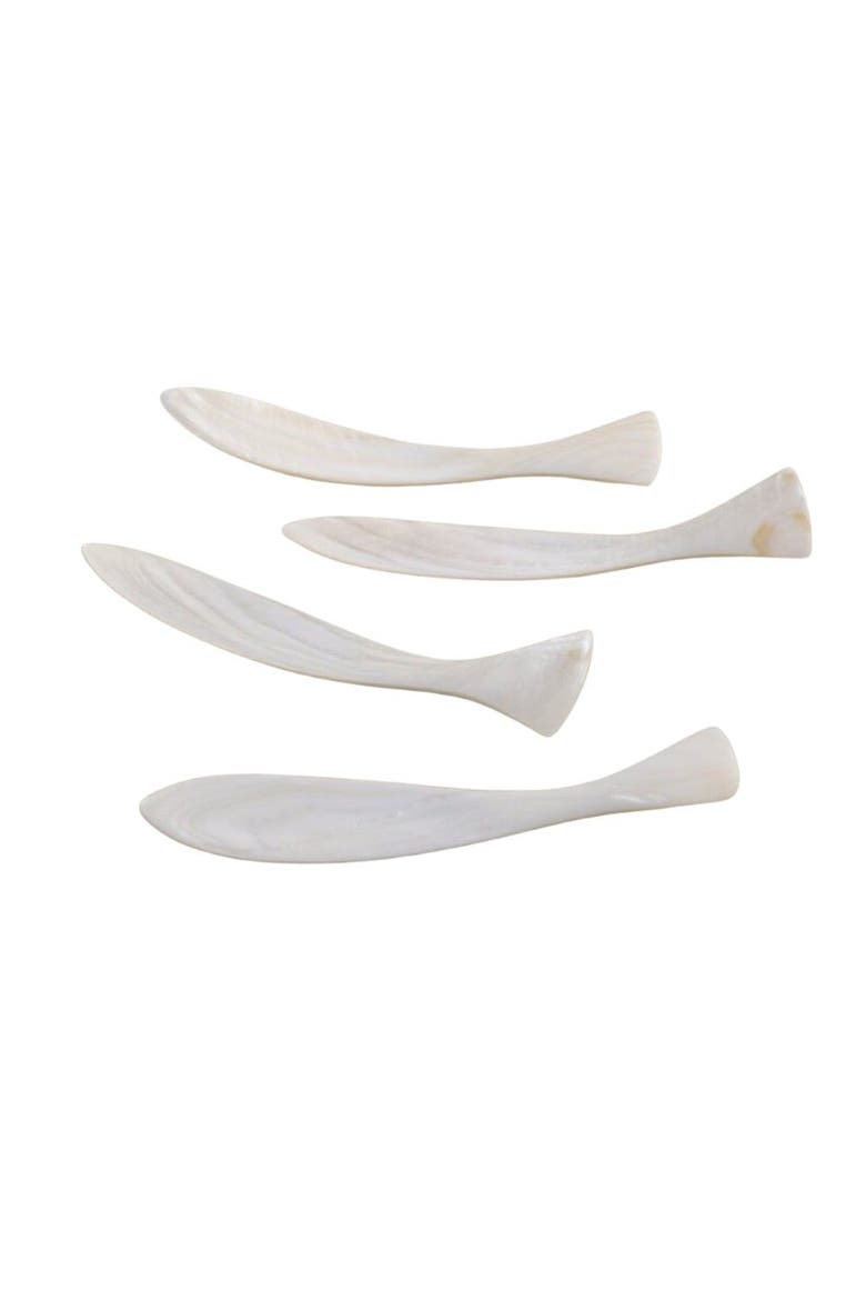 Minnow Shell Spreaders - Set of 4, Main, color, Pearl