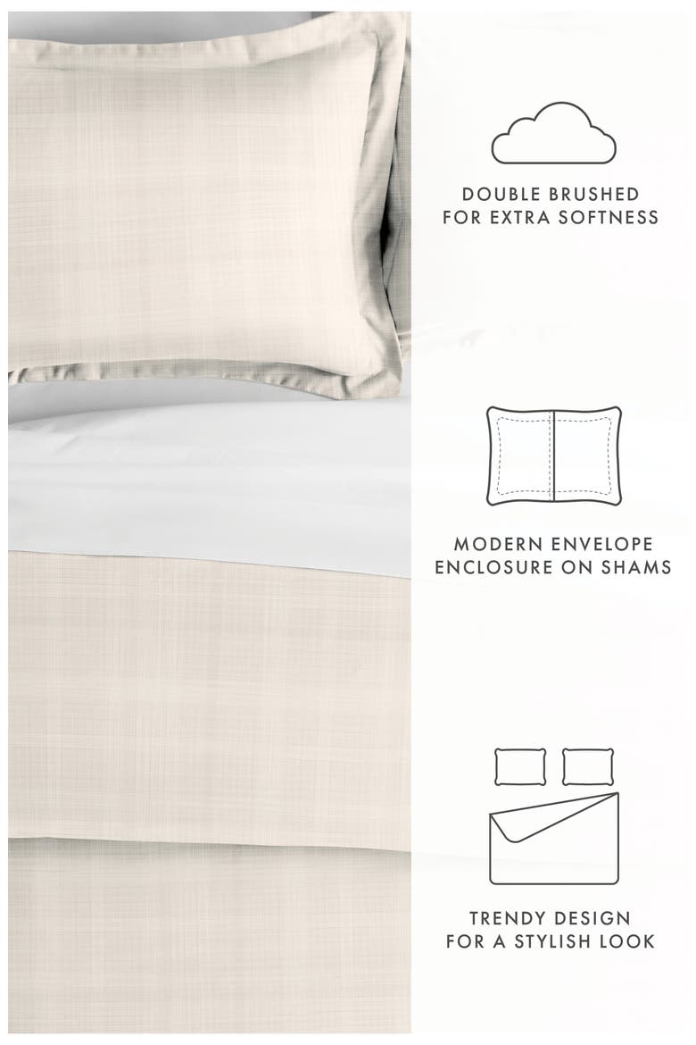 Premium Ultra Soft Thatch Pattern 3-Piece Duvet Cover Set, Alternate, color, RAY