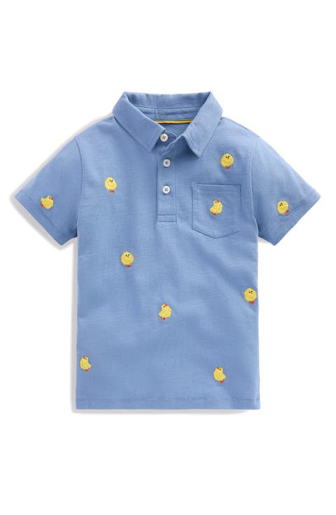 Kids' Embroidered Short Sleeve Top (Toddler & Little Kid)