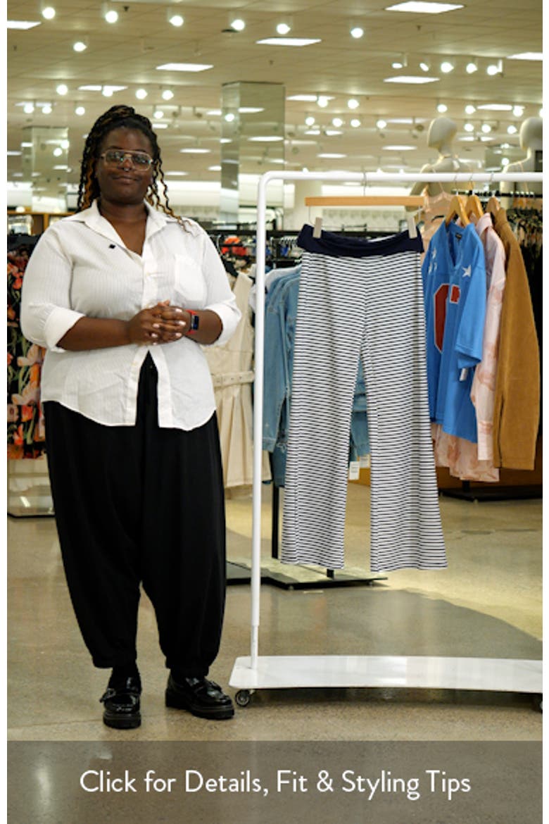 Meggy Colorblock Stripe Foldover Pants video