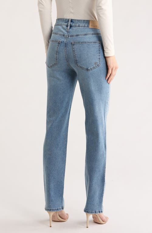 Seven7 Vintage Straight Leg Jeans In Blue