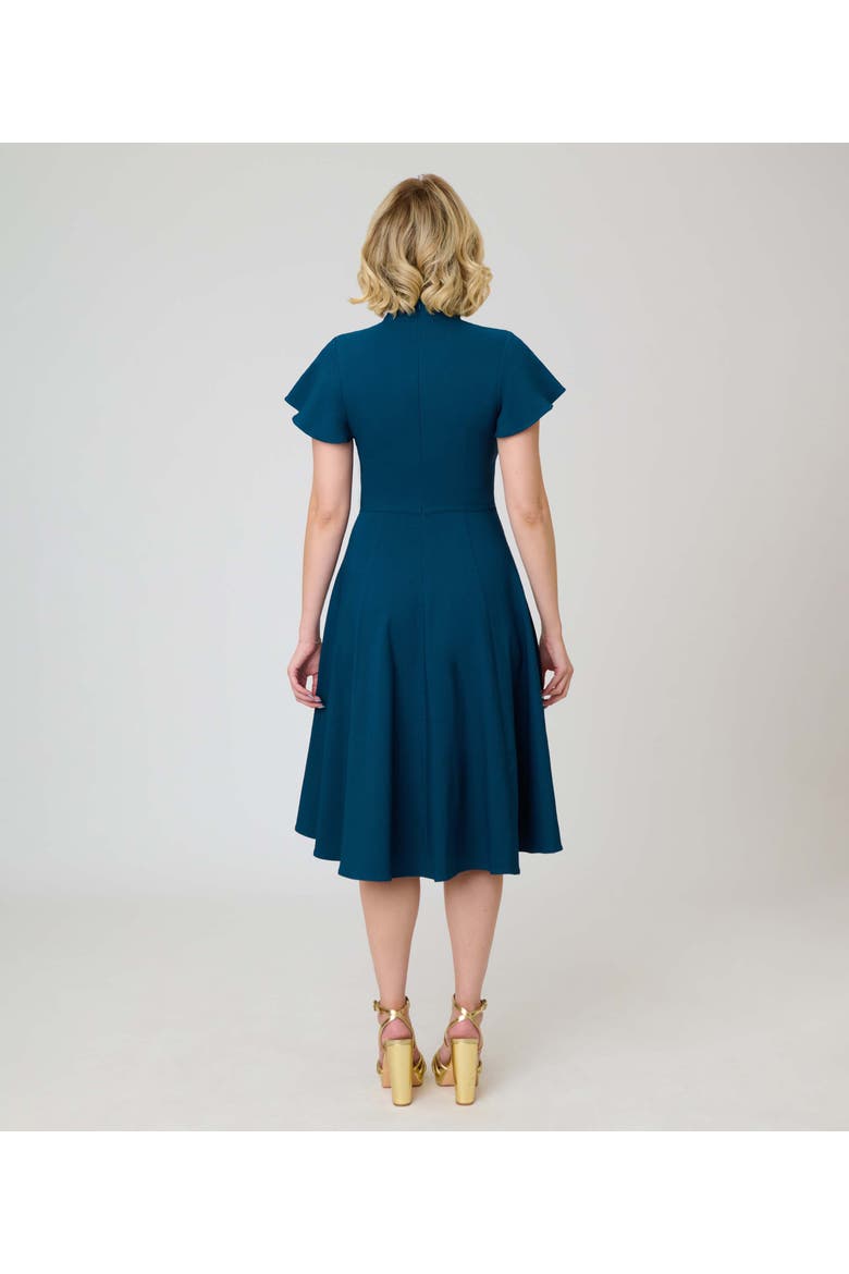 1940s Baltimore Swing Dress, Alternate, color, Blue Moon & Star Embriodered