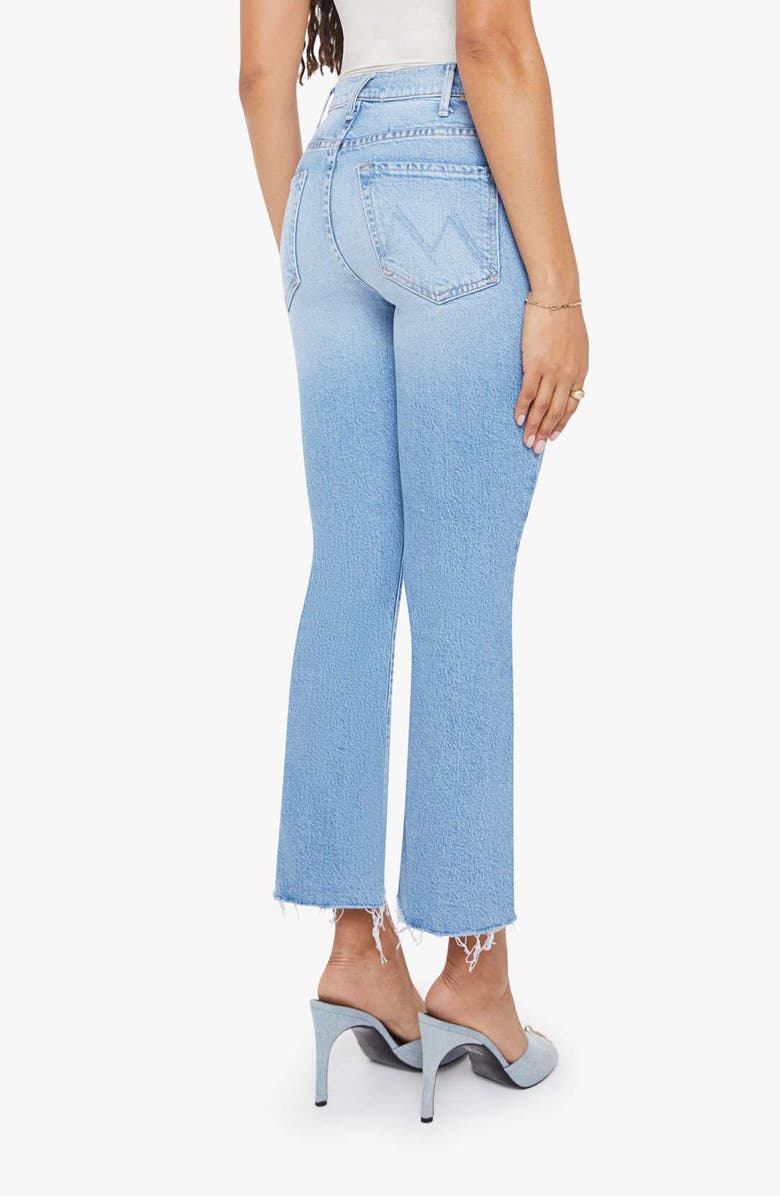 MOTHER Lil' Hustler Frayed Ankle Jeans, Alternate, color, Sow Surreal