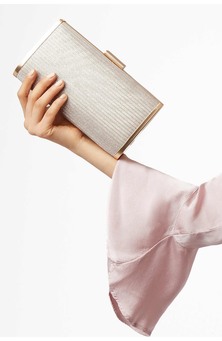 Dune London Blaike Frame Clutch, Alternate, color,