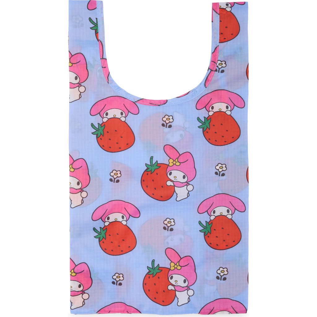 Baggu Baby Recycled Nylon Reusable Tote Bag In My Melody Strawberry