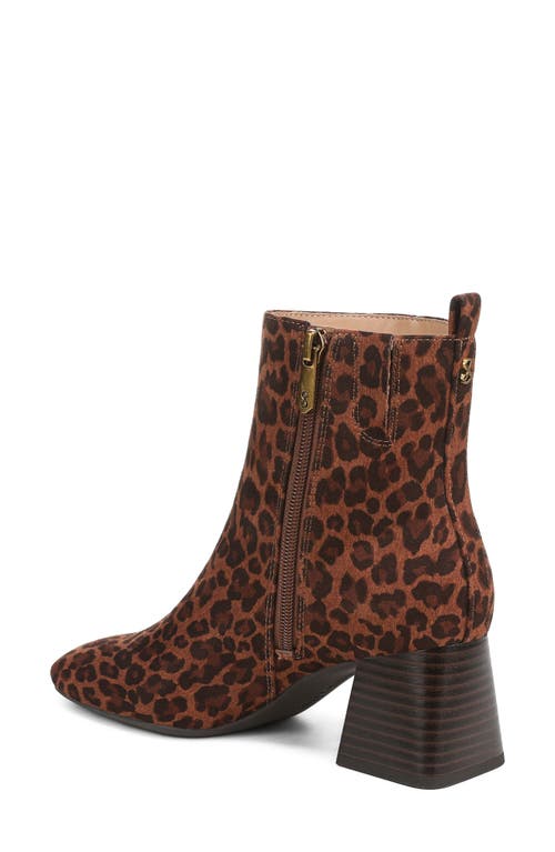 Sam & Libby Yuliana Square Toe Bootie In Brown