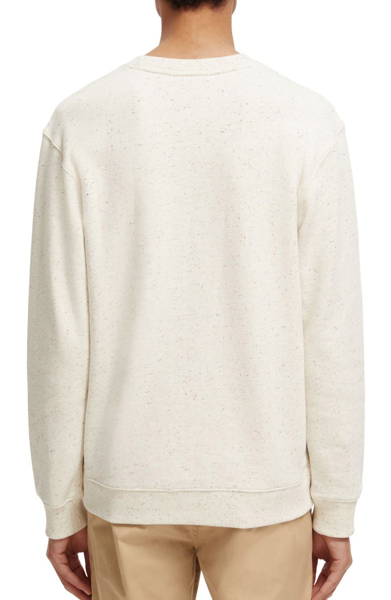 Scotch & Soda Embroidered Neps Sweatshirt, Alternate, color,