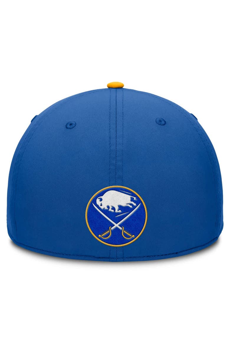 FANATICS Men's Fanatics Royal/Gold Buffalo Sabres Authentic Pro Rink Team Code Flex Hat, Alternate, color, Royal