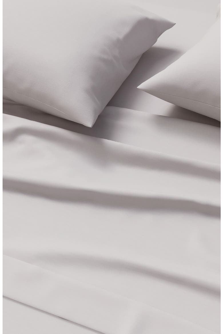 Organic Cotton Jersey Sheet Set, Alternate, color, FOG GREY