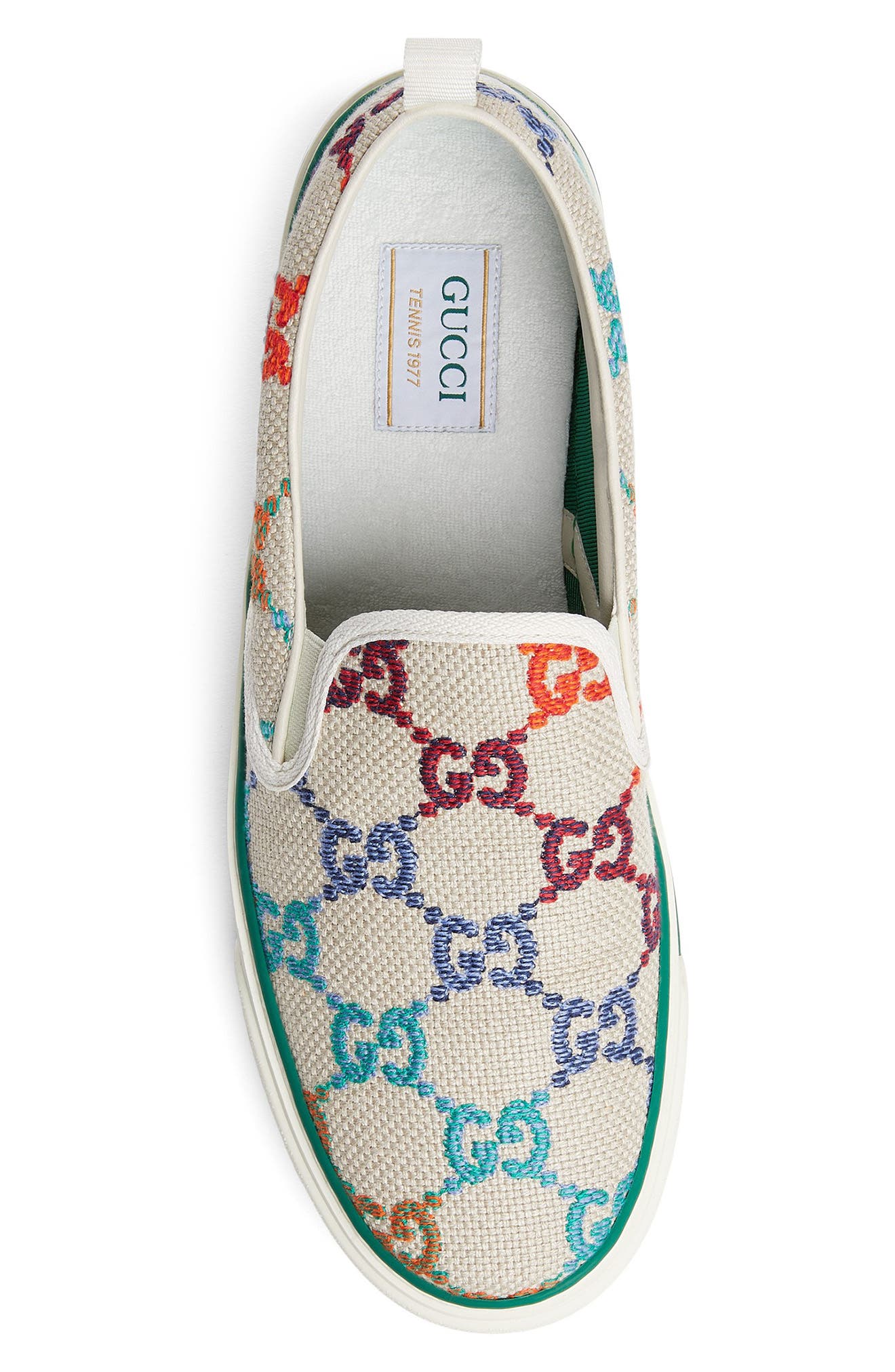 Gucci Tennis 1977 Slip-On Sneaker, Alternate, color, 