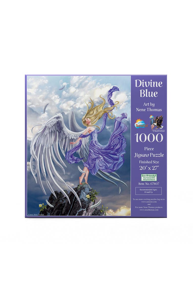 Sunsout Divine Blue 1000 piece Jigsaw Puzzle for Adults, Alternate, color, Multicolor